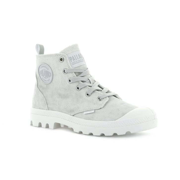 Dámské Boty Palladium Pampa Zip Desertwash Světle Šedé | CZ NQR-09J